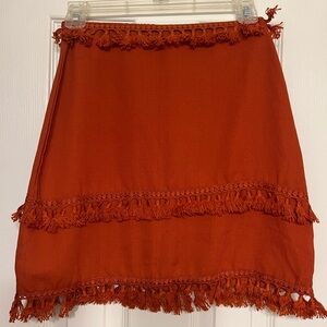 Orange skirt! Size small!
